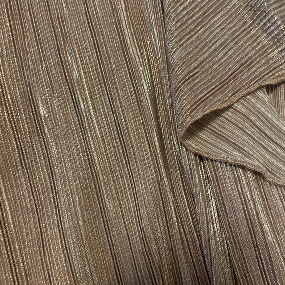 Gold Metallic Top Bodysuit - Picture 5 of 7